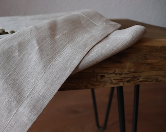 Light Gray Linen Tablecloth of 100 % Natural Linen Flax, Natural Linen Tablecloth, Rustic Style Linen Tablecloth, French Style Tablecloth