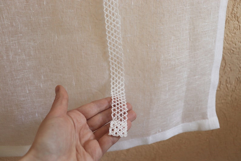 Window Linen Blind Roll up Blind Tie up Blind Swedish Etsy