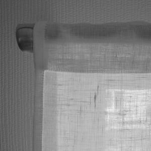 White Linen Curtain Sheer Linen Curtain Bathroom Window Linen Curtain Kitchen Panel Light Privacy Window Shad Linen Cafe Curtain image 7