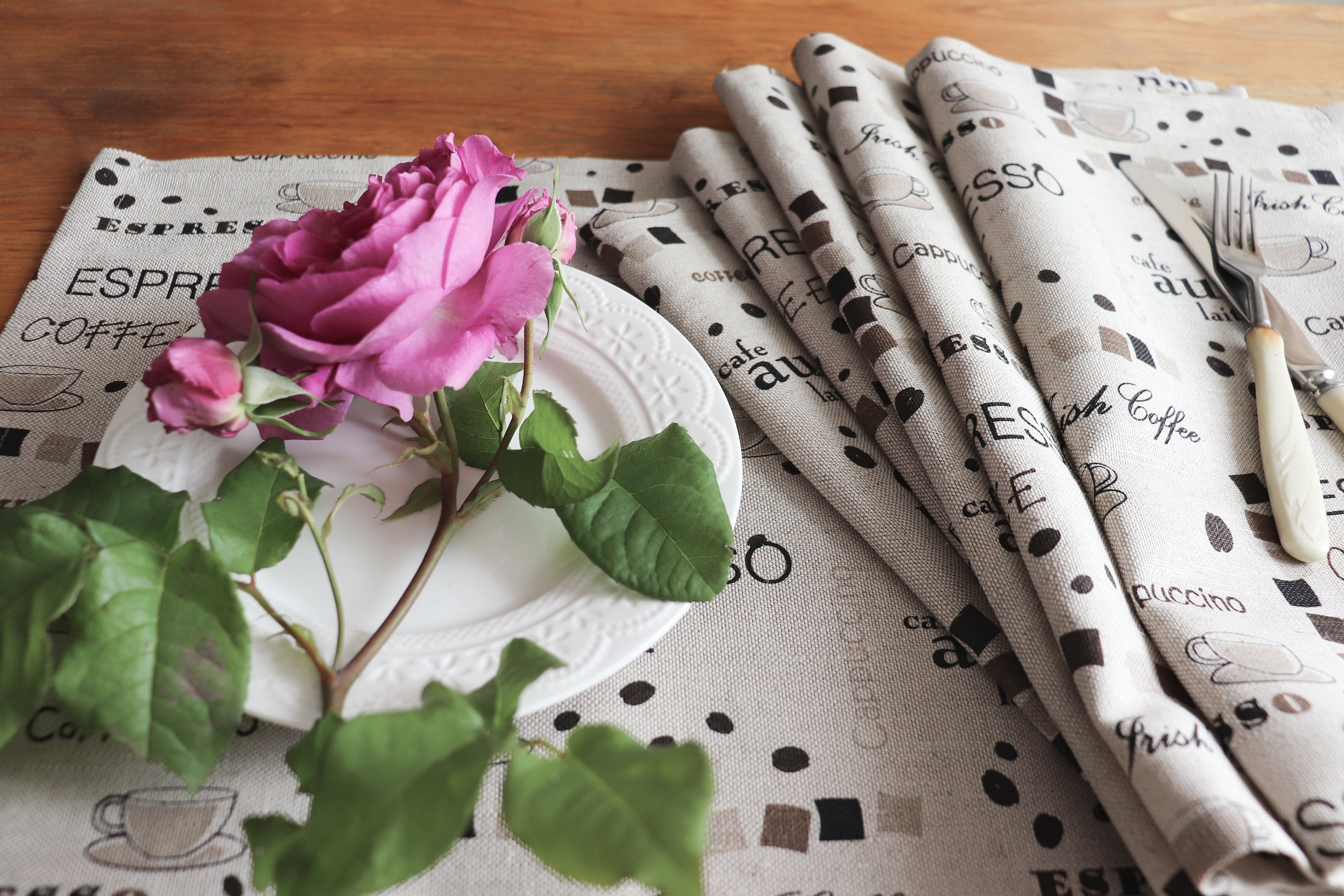 Sale! Thick Linen Placemat Set of 8, Natural Linen Placemats, Placemats for Dining Table, Linen