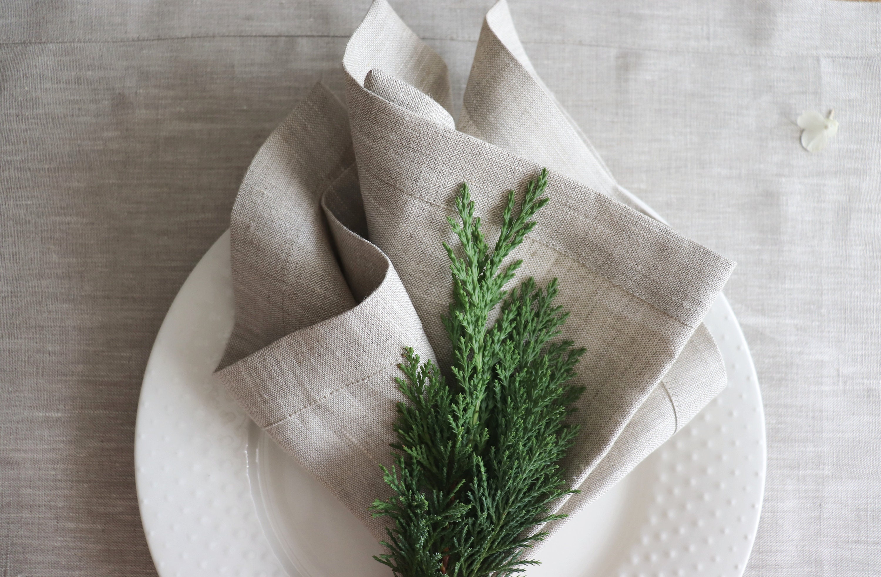 Simple Linen Napkin - Flax