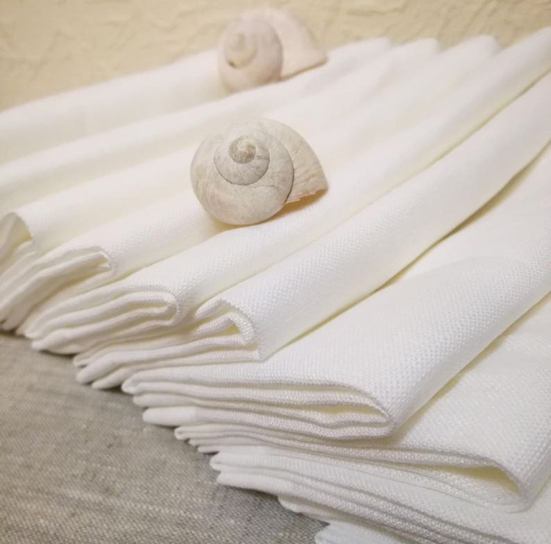 Linen Napkin Set of 50 for the Wedding Light Grey Napkins of Etsy
