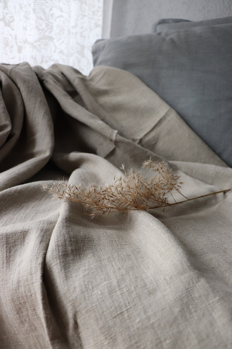 Pure Linen Blanket Softened Linen Throw Blanket Summer Etsy