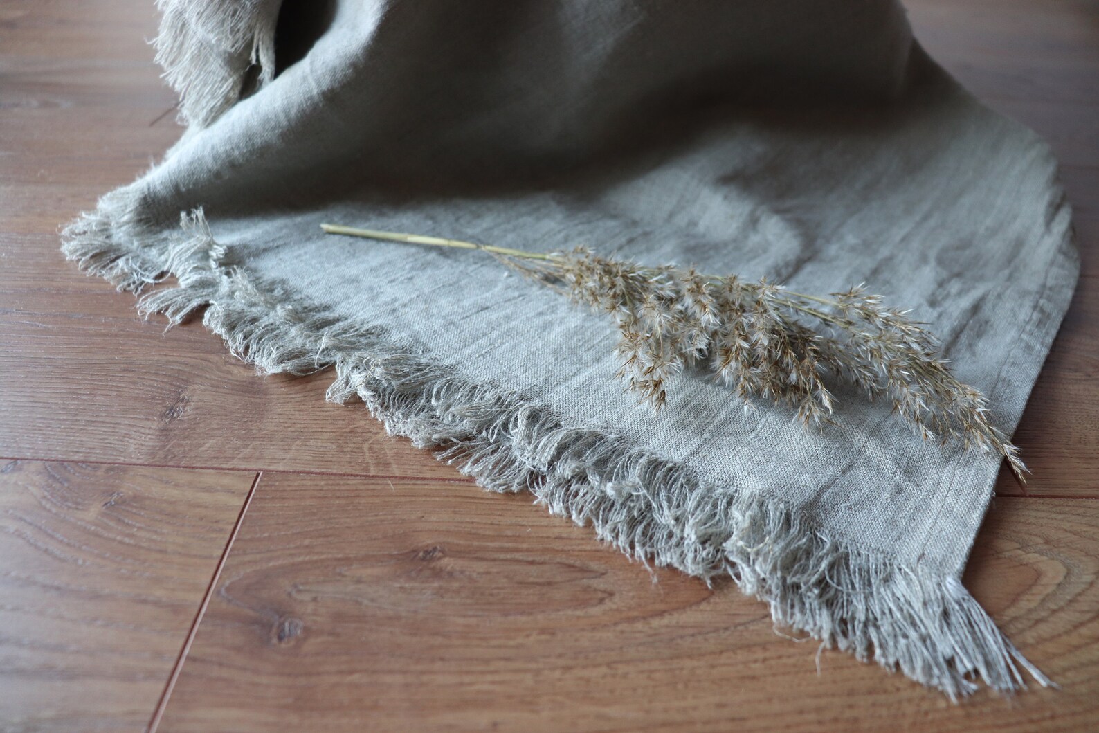 Beach Linen Blanket of Natural Linen Flax Linen Summer Throw Etsy