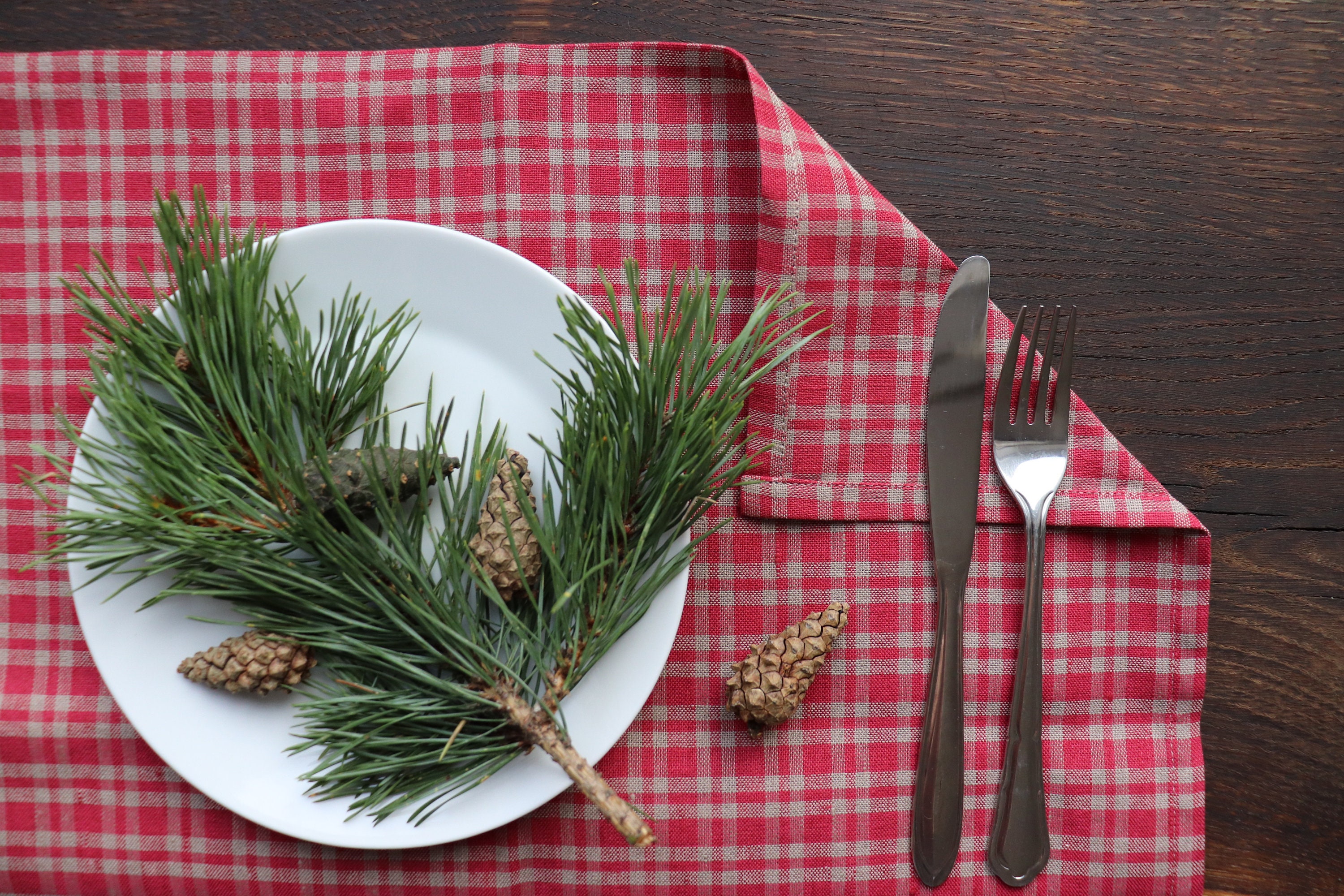 Mustard linen napkins set 6 8 10 12 of natural flax. Modern marigold linen  napkins of organic flax. Linen napkins for Christmas table decor