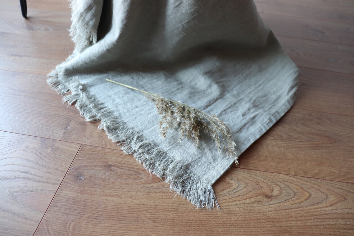 Beach Linen Blanket of Natural Linen Flax Linen Summer Throw Etsy