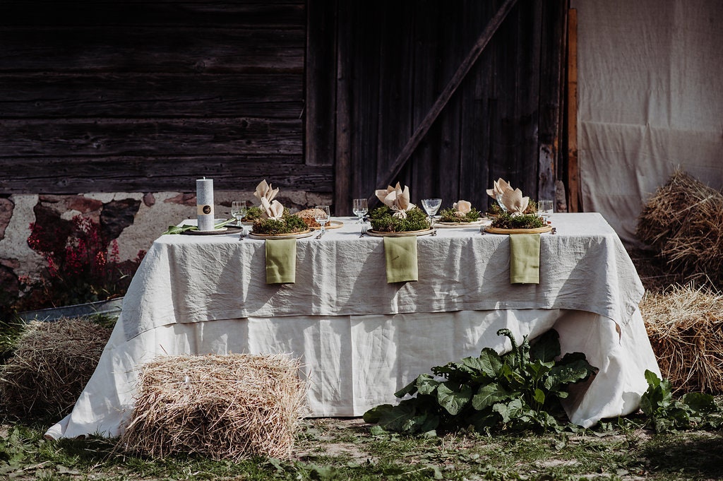 Large grey tablecloth deals