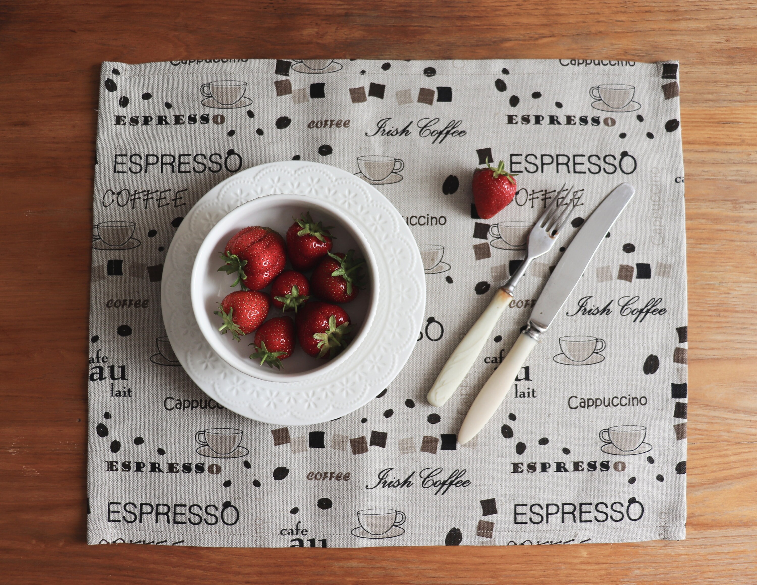 Sale! Thick Linen Placemat Set of 8, Natural Linen Placemats, Placemats