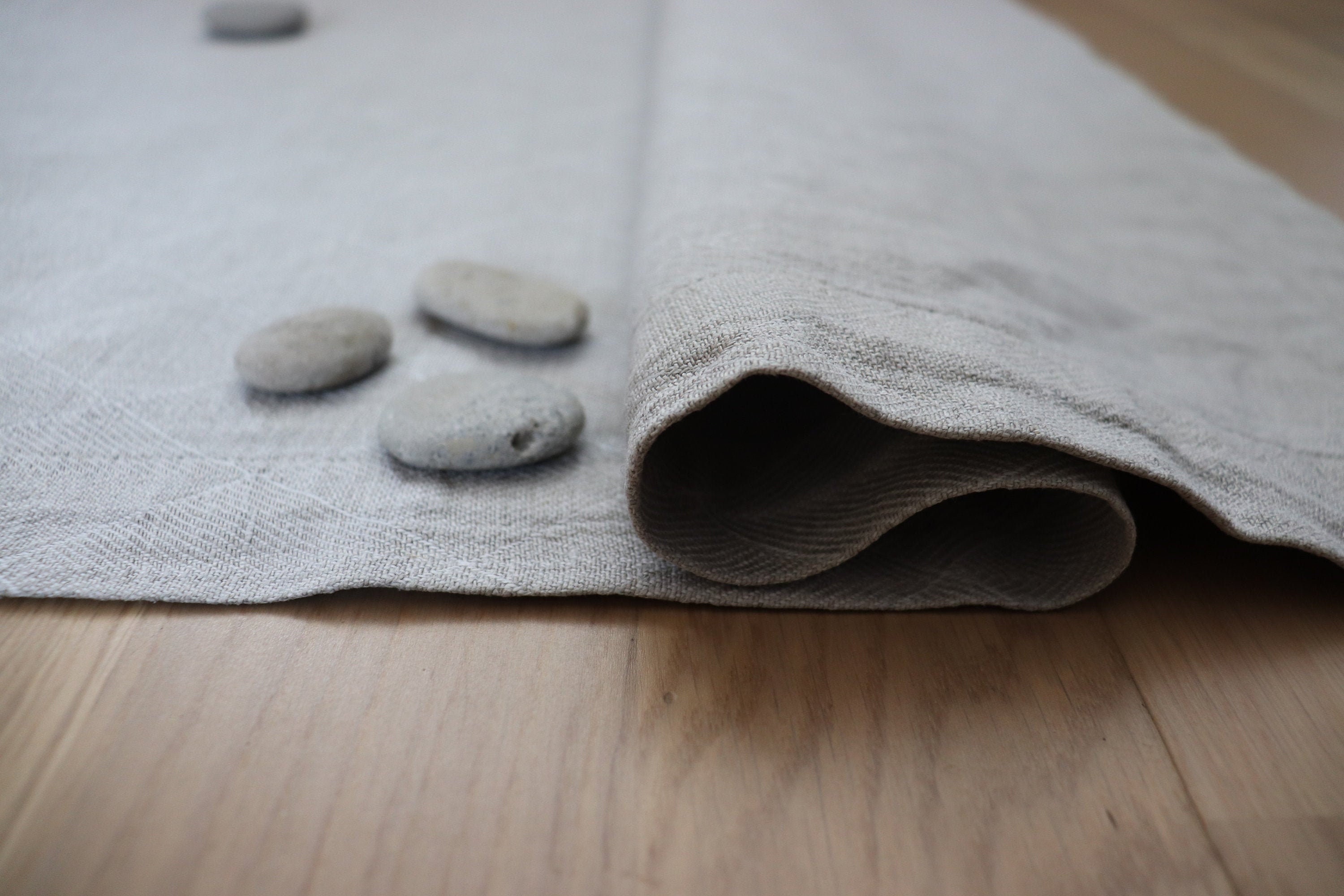 Linen Bath Mat Thick Linen Rug Gray linen bath mat Sauna Etsy