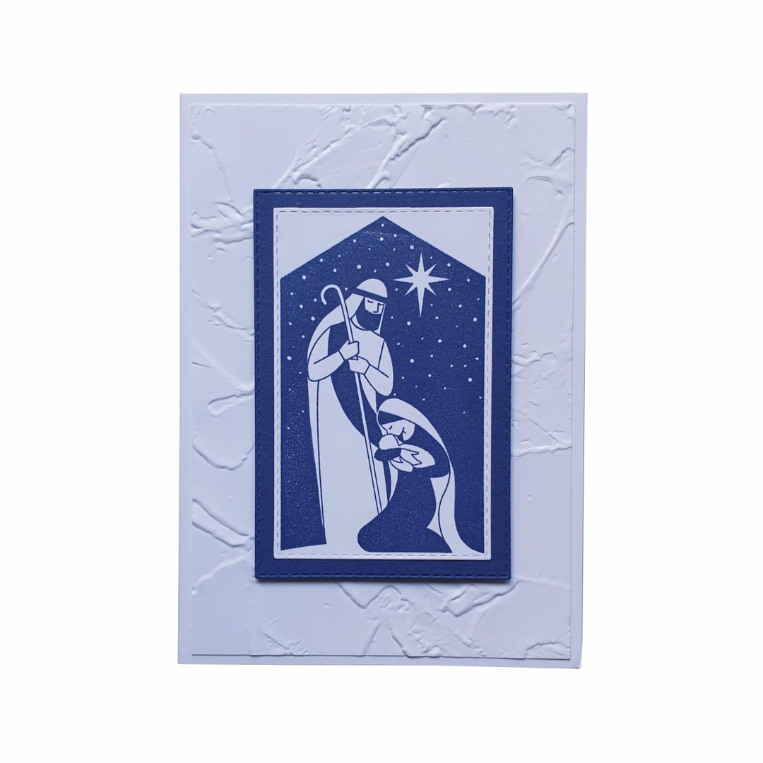 NATIVITY CHRISTMAS Card, Nativity Scene, Religious Christmas Cards