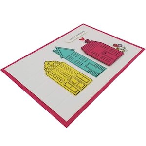 NUEVA TARJETA DE INICIO en rosa tarjeta de calentamiento de | Etsy