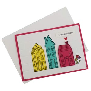 NUEVA TARJETA DE INICIO en rosa tarjeta de calentamiento de | Etsy