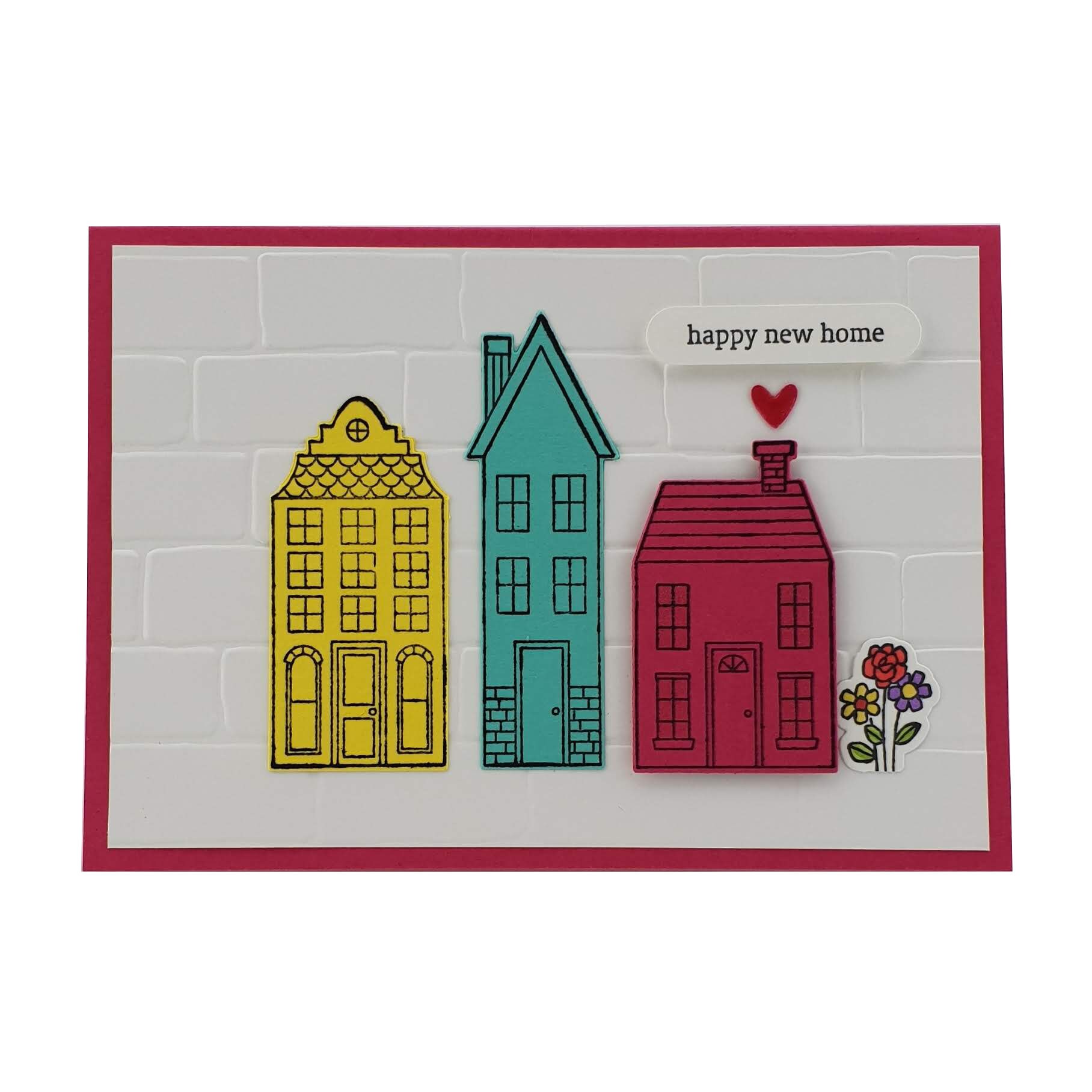 NUEVA TARJETA DE INICIO en rosa tarjeta de calentamiento de | Etsy