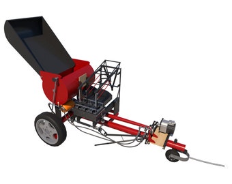 portable backhoe plans diy track hoe excavator garden