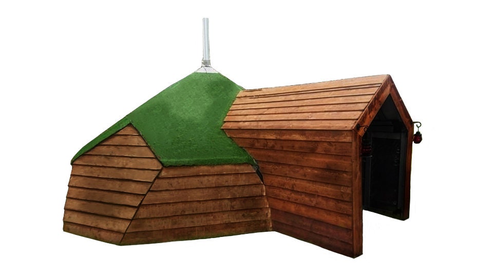 Geodome Sauna Plans 8 Person Outdoor DIY Backyard 