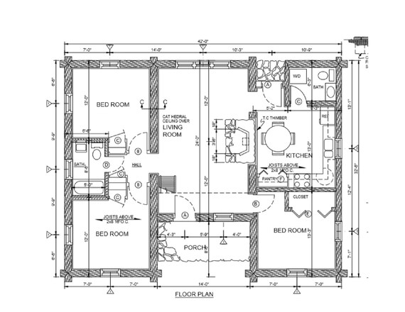 Log Cabin House With Loft Plans 5 Bedroom Diy Cottage 1365 Sq Ft Build Your Own