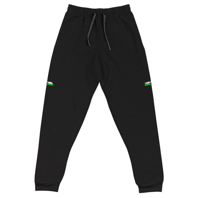 Unisex Joggers Hand Painted Brush Stroke Design of the Welsh Flag The Proud Flag of the Wales!