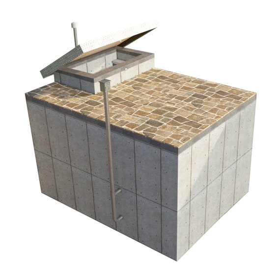 bomb fallout shelter plans diy underground survival bunker etsy