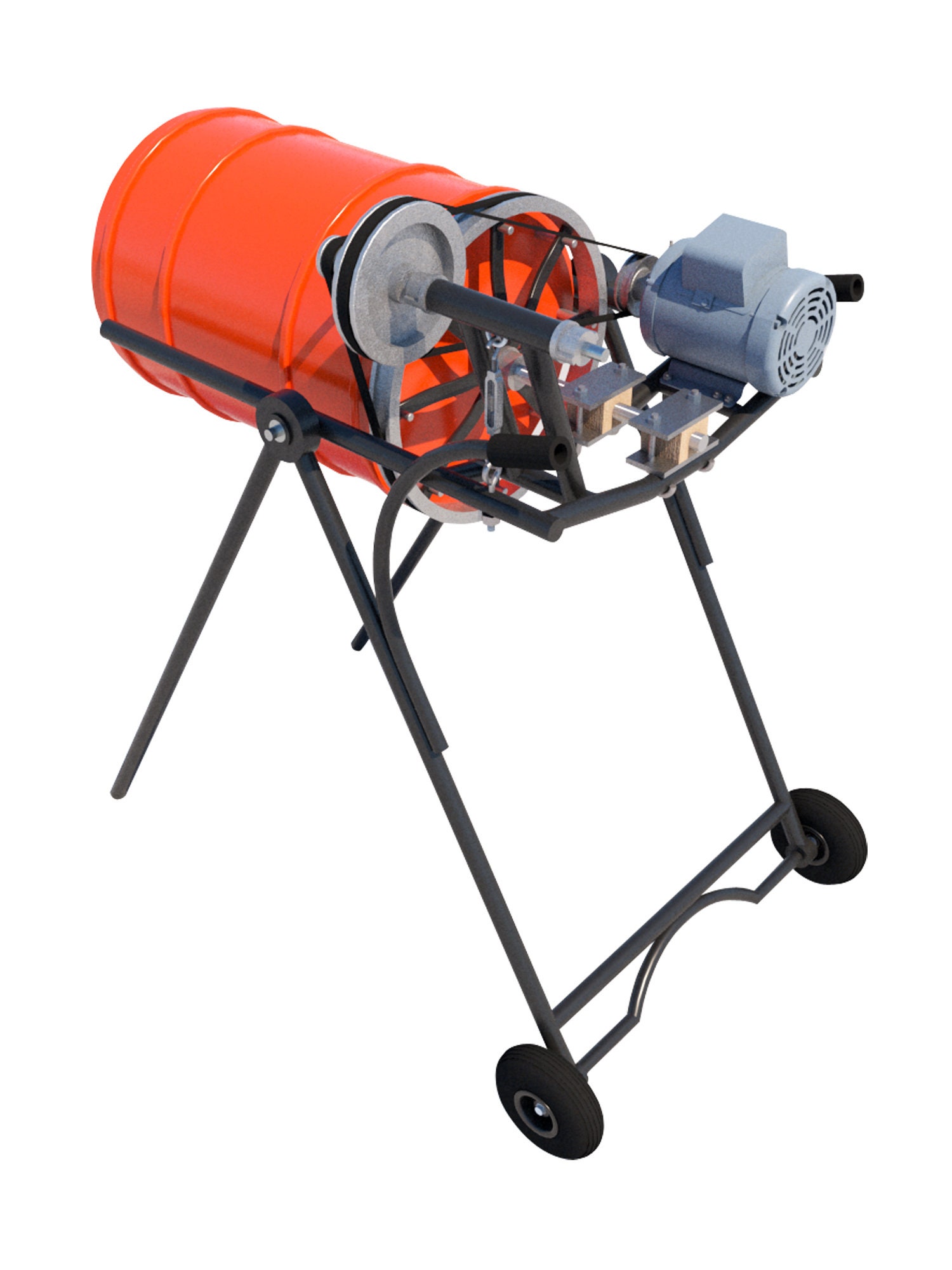 Cement Mixer Plans DIY Electric Concrete Mixing Machine | Etsy