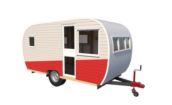 15 Teardrop Camper Trailer Plans Diy Tear Drop Camper Rv Etsy