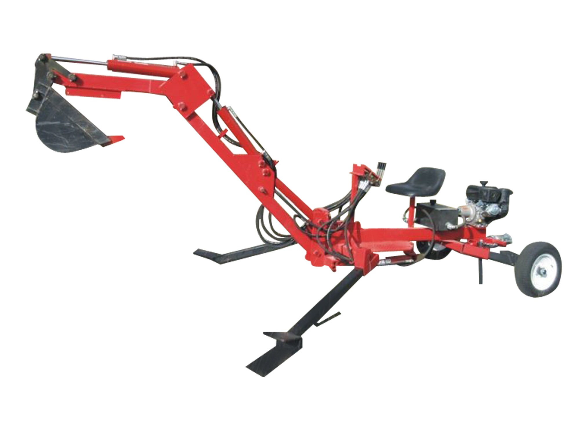 Portable Backhoe Plans DIY Track Hoe Excavator Garden Digger Etsy