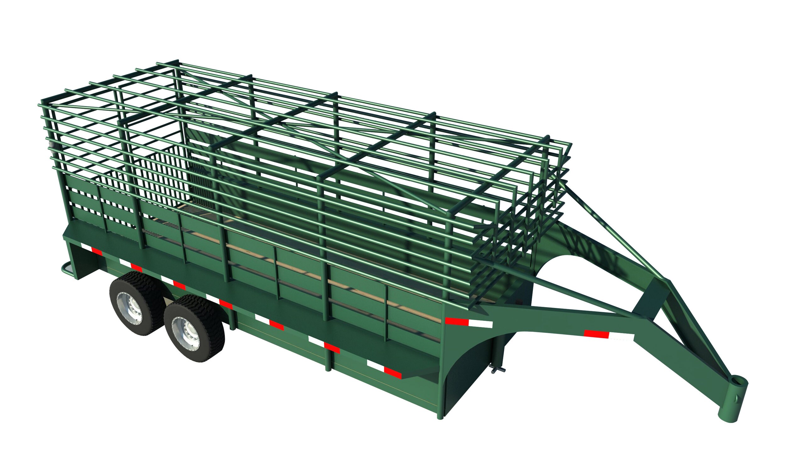 16' Gooseneck Trailer Plans DIY Homemade Flat Deck Carrier Etsy