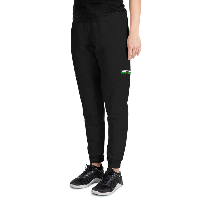 Unisex Joggers Hand Painted Brush Stroke Design of the Welsh Flag The Proud Flag of the Wales!