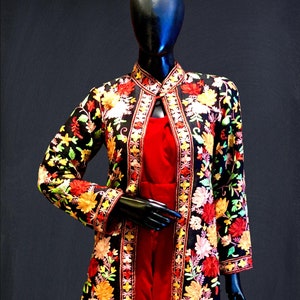 Embroidered coats for womens store