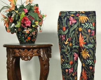Floral Pattern All Over Embroidered Women Trouser, Women Embroidered Pants, Rich Hippie Pants, Bohemian Trousers, Indian Ethnic, Boho Bottom
