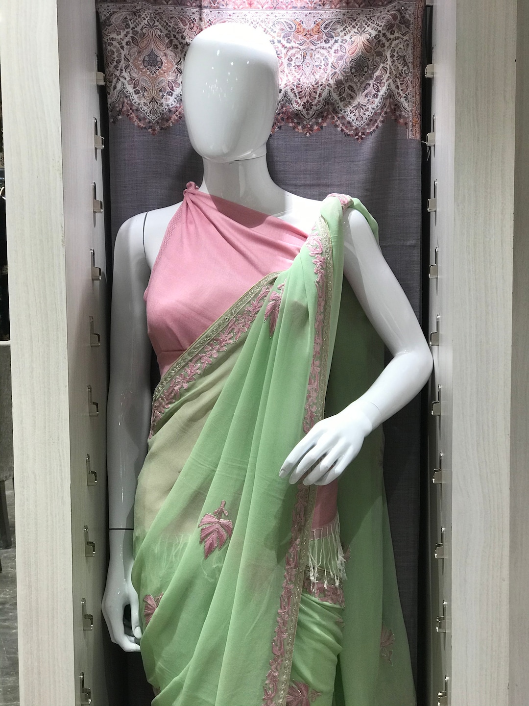 India Sari Embroidered Top – Folk Wear