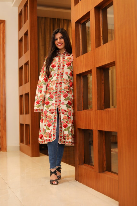 Overcoat kurti designs top
