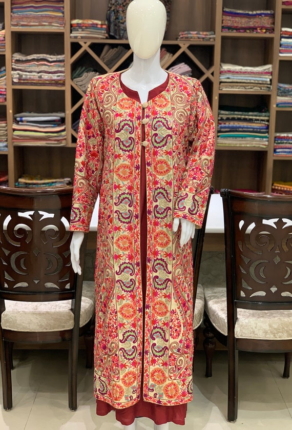 embroidered shrug jacket