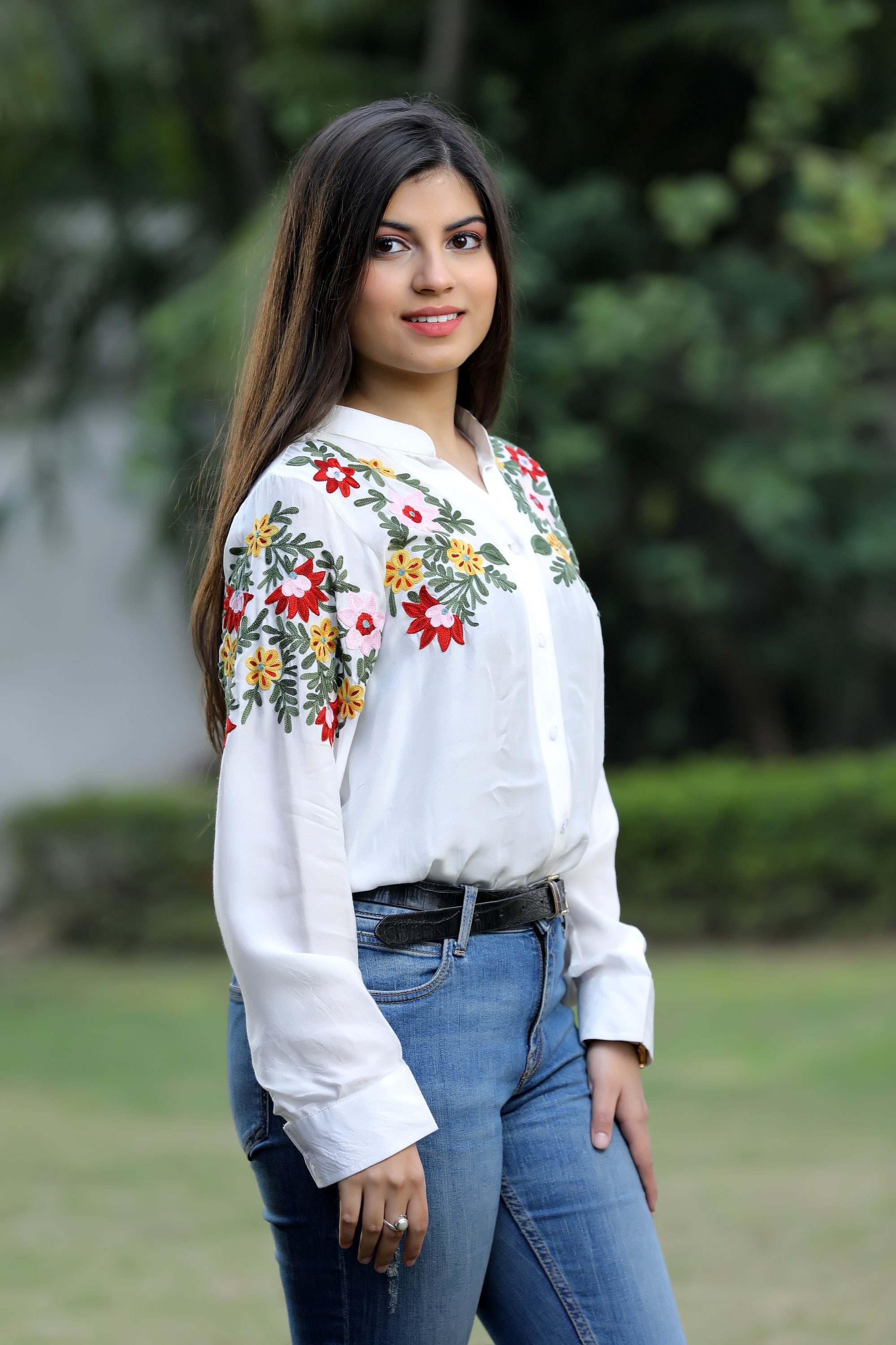 Kashmiri Kurta, Embroidery Top, Indian Kurta, Boho Tops for Women, Floral Kurta, Western Shirt, Cotton Embroidery, Traditional Shirt, Ethnic - Etsy Kashmiri Kurta, Embroidery Top, Indian Kurta, Boho Tops for Women, Floral Kurta, Western Shirt, Cotton Embroidery, Traditional Shirt, Ethnic - Etsy