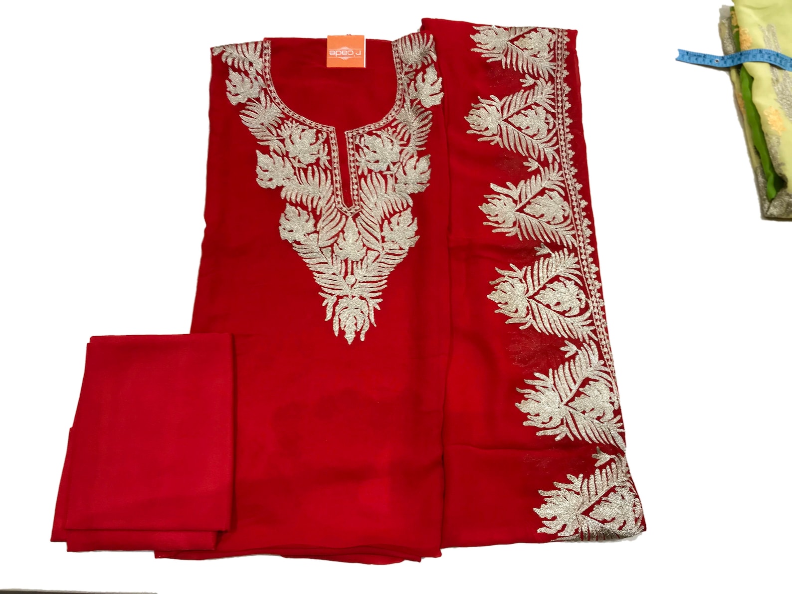 Girls Zari Embroidered Ethnic Dress