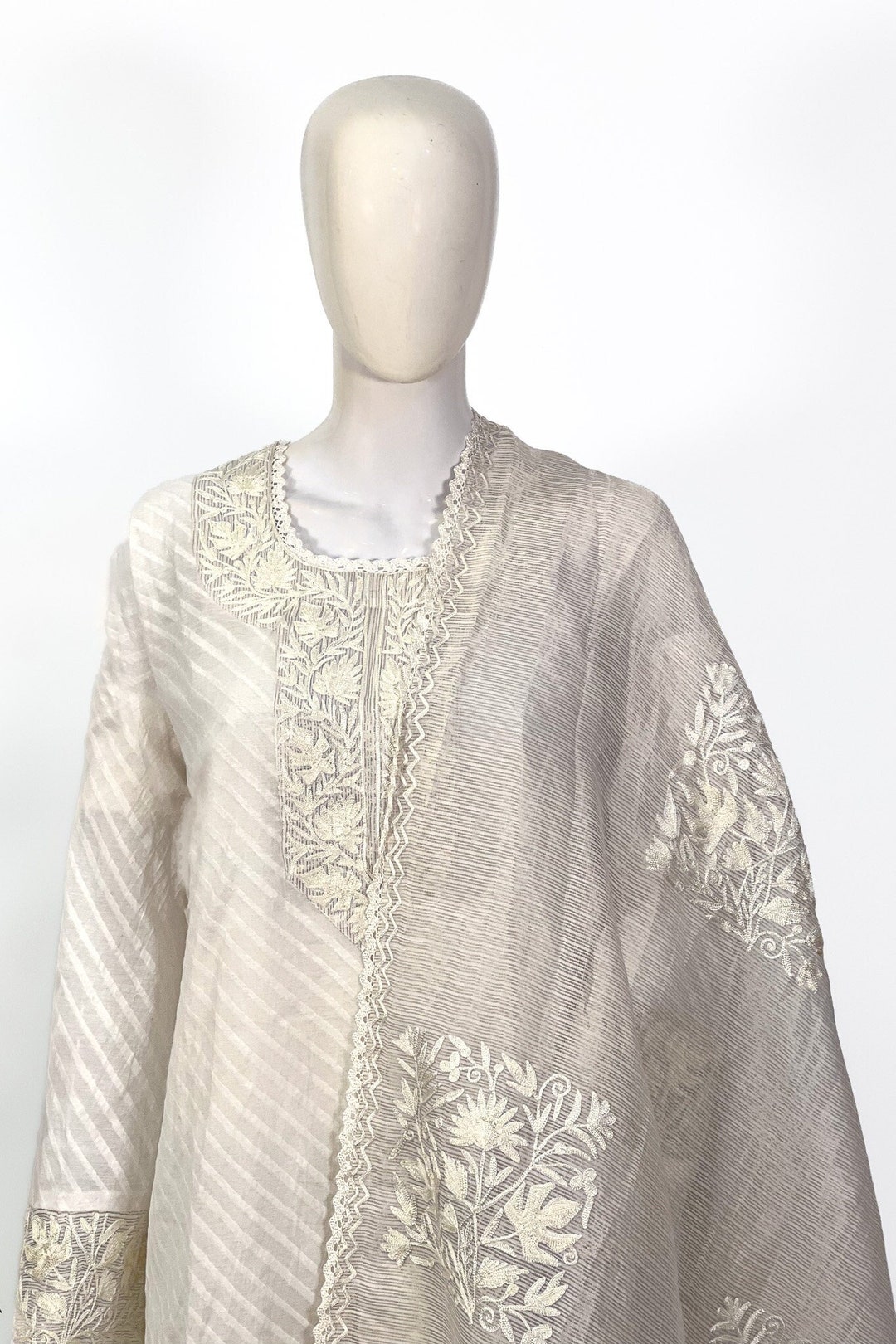 Women Cotton Suits with Kashmiri Embroidery Salwar Suits - Red