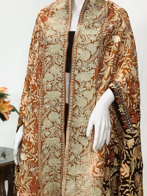 kashmiri shawl poncho