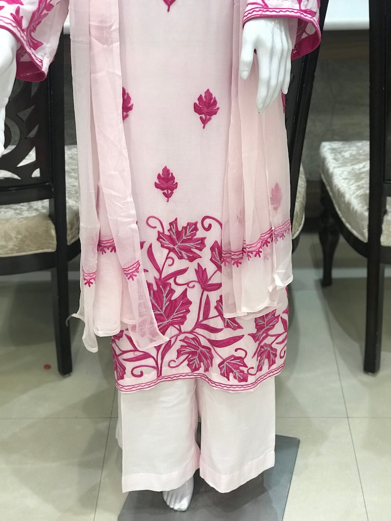 cotton embroidery salwar suit