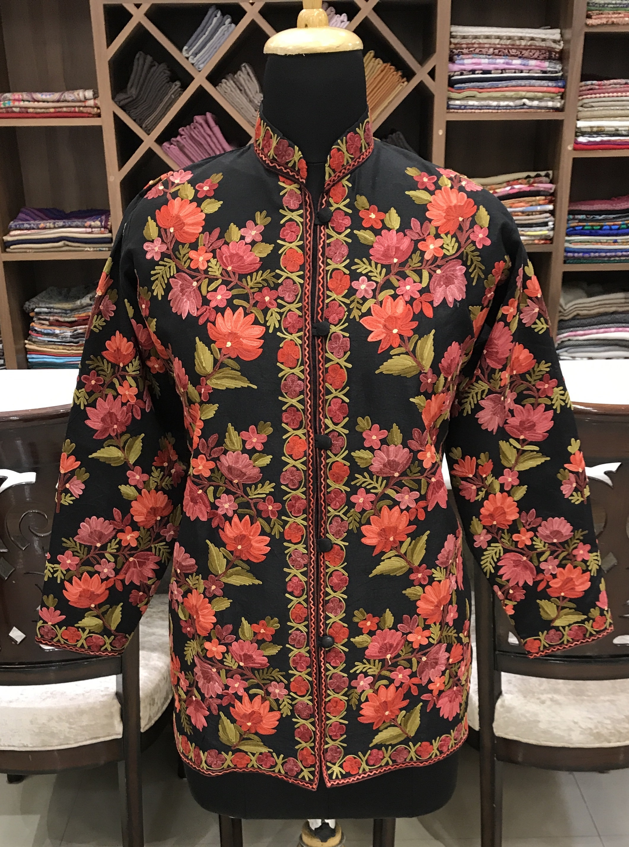 Jacket Short Length Jacket Embroidered 