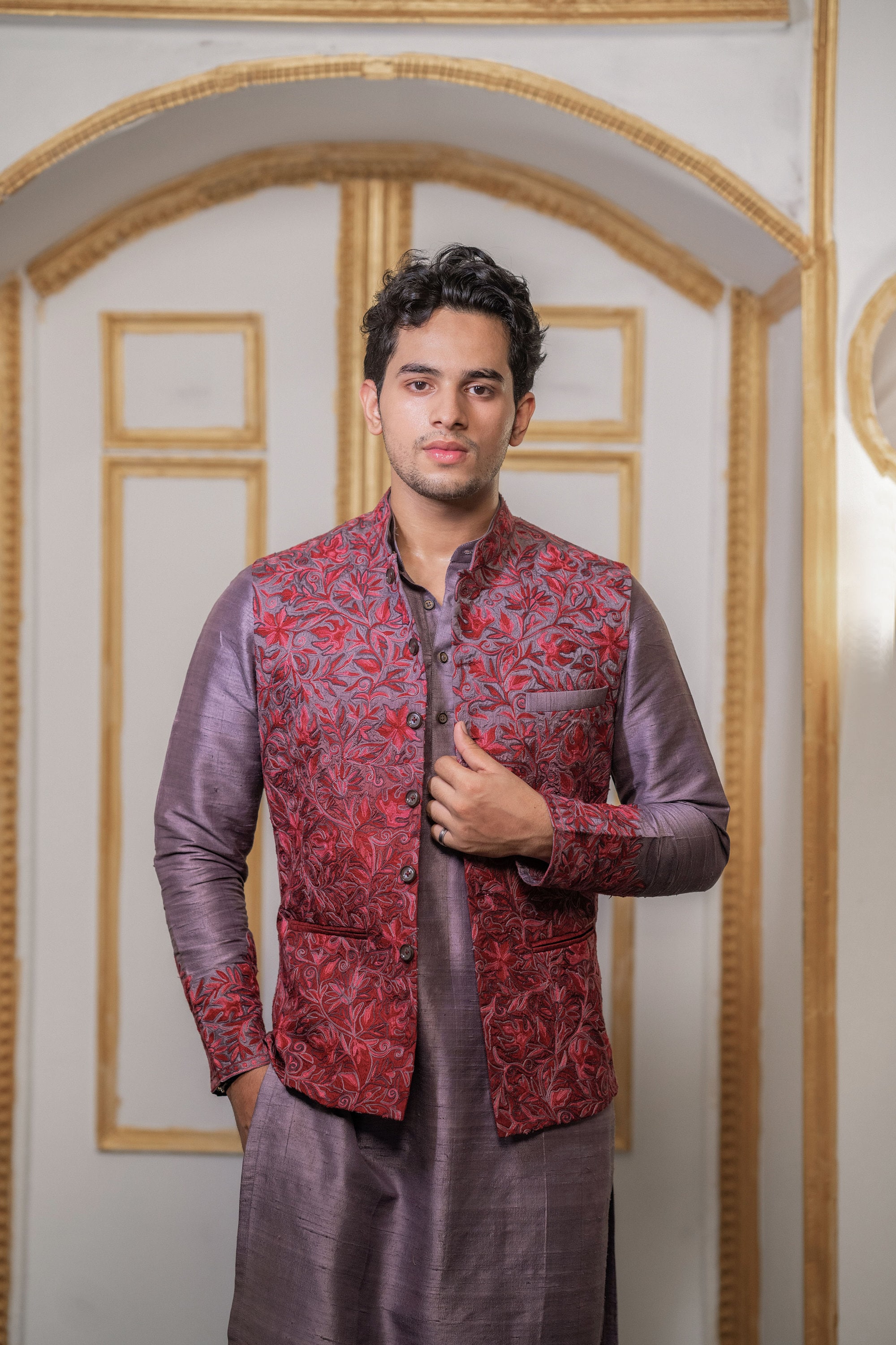 Modi Pyjama Mens Pyjamas Set, Modi Suit, Kashmiri Jacket, Nehru Silk Jacket, Kurtas ...