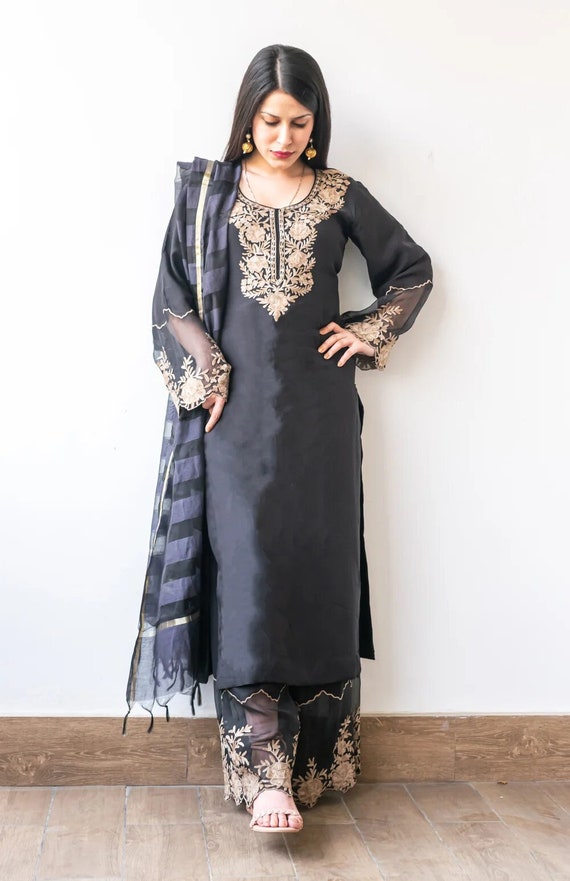 Salwar Suit Black | Salwar Suit | Punjaban Designer Boutique
