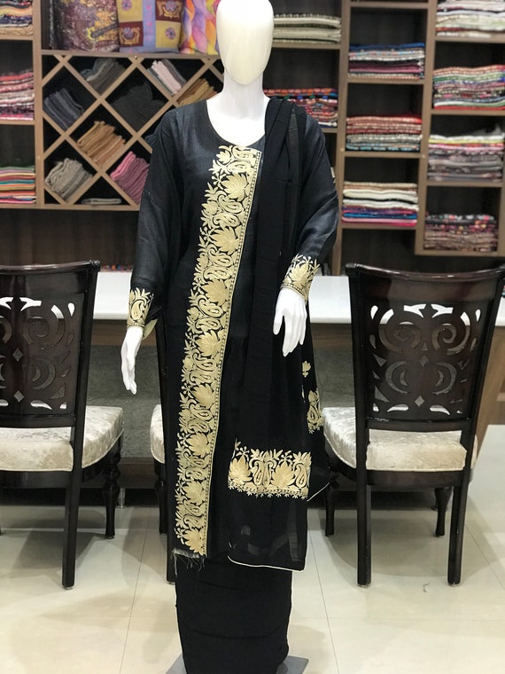 Pure Cotton 2 Pc Suit in Angrakha Style – Anhad Fashions