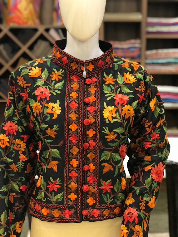 embroidered bolero jacket