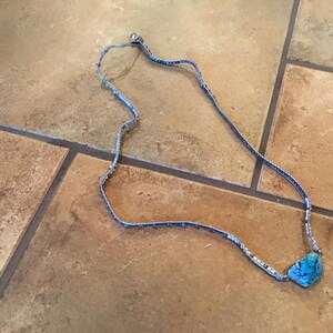 Handmade Turquoise & Bead Necklace