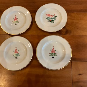 1970’s PICKARD CHRISTMAS PLATES (4)