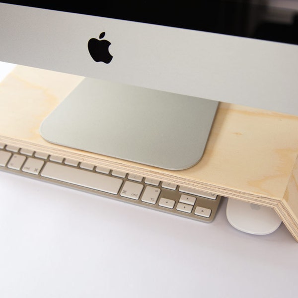 Budget display / monitor stand for IMac, Keyboard and mouse storage opportunities!!!!