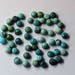 Natural Tibetan Turquoise AAA Quality 3x3mm Round Loose Gemstones cabochon Calibrated.