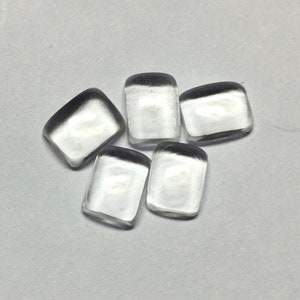 Natural Crystal Rectangle Cabochon  flat back Loose Gemstones 3x5,4x6,5x7,6x8,7x9,8x10,9x11,10x12,12x16,13x18,15x20 gemstones