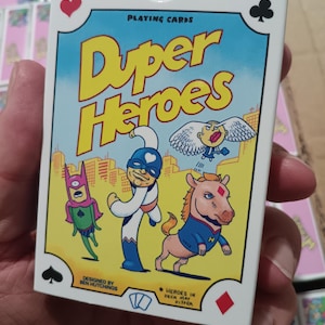 Duper Heroes playing card deck