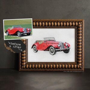 Car Portrait Commission Painting, Portrait from Photo