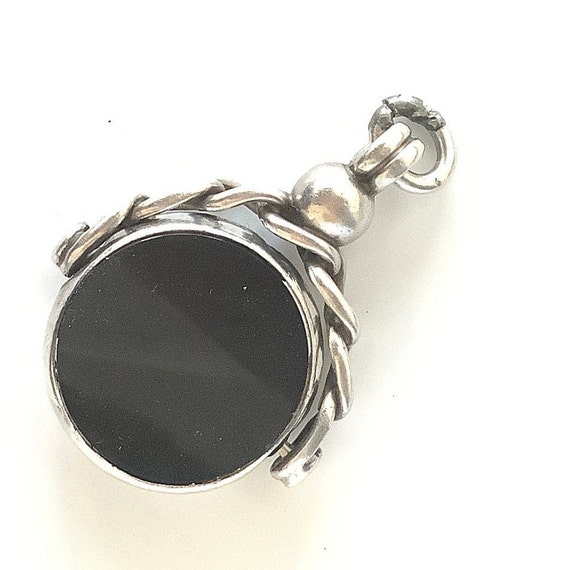 Antique Spinner Pocket Watch Chain Pendant Fob For
